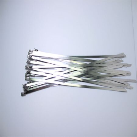 Stainless Steel Cable Tie 316SS | Corrosion Resistant | 4.6mm Width | 200mm Length | @Bag of 100 | by Fire Factory Australia