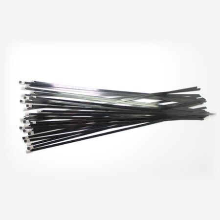 Stainless Steel Cable Tie 304SS | Corrosion Resistant | 4.6mm Width | 360mm Length | @Bag of 100 | by Fire Factory Australia