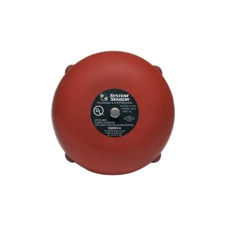 150mm Alarm Bell | 24 Vdc Operation | High Decibel Sound | Durable Metal Housing | by Fire Factory Australia