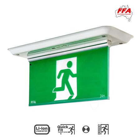 4W LED Blade Exit Light | Energy-Efficient Design | High Visibility | by Fire Factory Australia