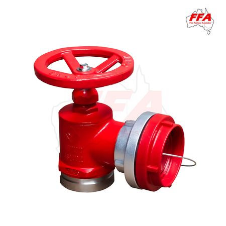 Fire Hydrant Landing Valve with FORGED Storz Adapter | Plastic Blanking Cap | Durable Construction | by Fire Factory Australia