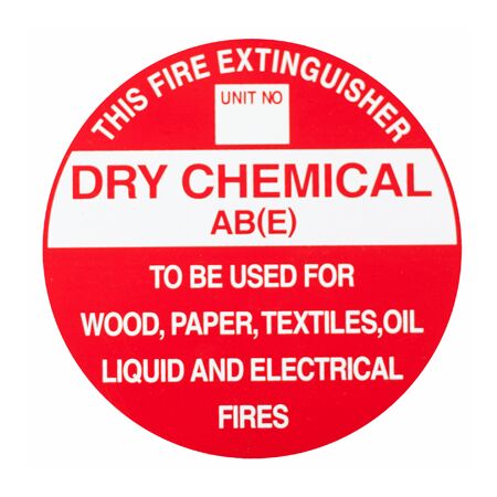 Extinguisher Identification Sign | Durable Weather-Resistant Plastic | Easy to Install & Highly Visible | 193mm x 193mm | by Fire Factory Australia
