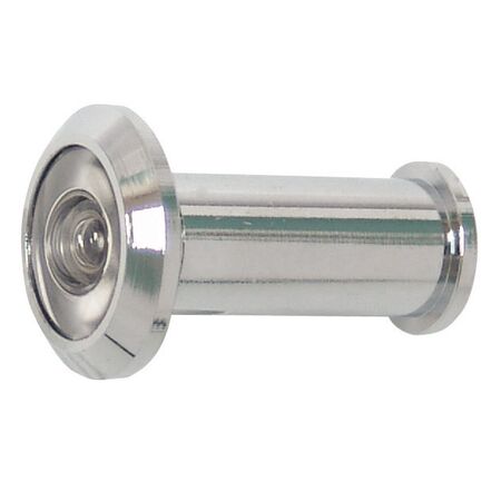 Fire Rated Door Viewer | 180 Degree Brass | Glass Lens | Chrome Polished Finish | by Fire Factory Australia