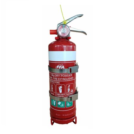 1.0 kg ABE Dry Chemical Powder Extinguisher | Nozzle Included | Multi-Class Fire Protection | by Fire Factory Australia