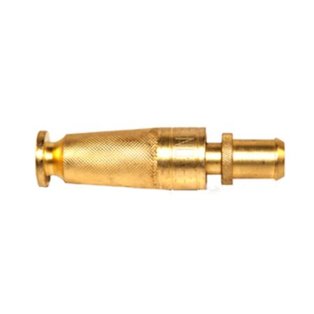 Hose Reel Nozzle | Twist Brass Design | Adjustable Water Flow | Fits 19mm Hose | by Fire Factory Australia