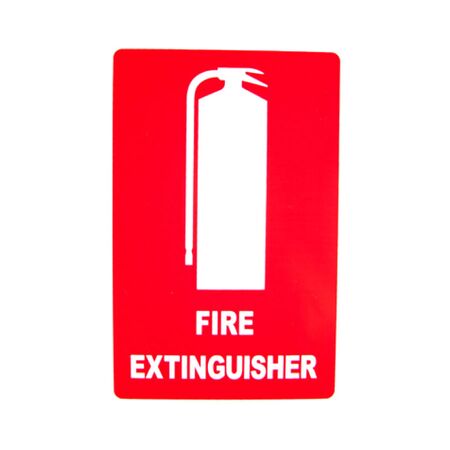 Fire Extinguisher Location Sign | Durable Metal Construction | Clear Visibility | Weather-Resistant | by Fire Factory Australia