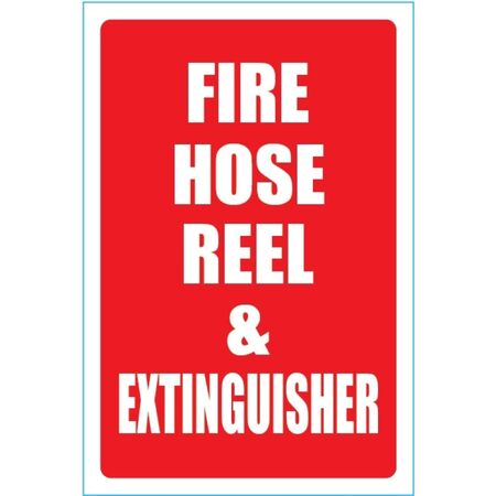 Fire Hose Reel & Extinguisher Sign | Durable Plastic or Metal | Complies with AS/NZS 2293 | Clear Identification | by Fire Factory Australia