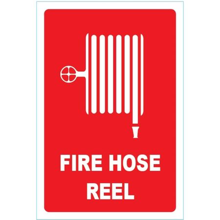 Fire Hose Reel Sign (Metal) | Durable Metal Construction | Weather-Resistant | Clear Identification | by Fire Factory Australia