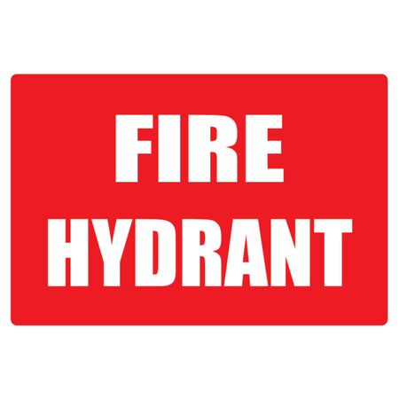 Fire Hydrant Location Metal Sign | Durable Construction | Clear Visibility | 215mm x 310mm | by Fire Factory Australia
