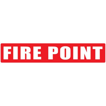 Fire Point Red Strip | High Visibility | Durable Weather-Resistant | 500mm x 100mm | by Fire Factory Australia