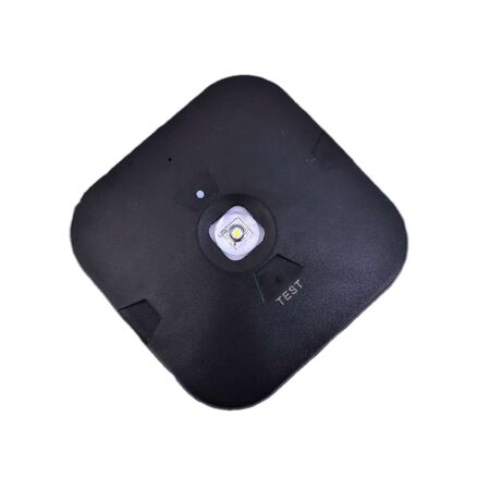 1.5W LED Surface Mounted Emergency Spotlight | Black Finish | Lithium Battery Backup | by Fire Factory Australia