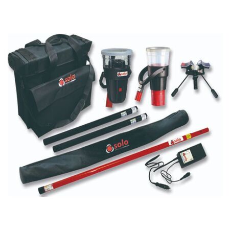 Smoke & Cordless Heat Detector Test Set | Cordless Operation | 6M Extendable Pole | by Fire Factory Australia