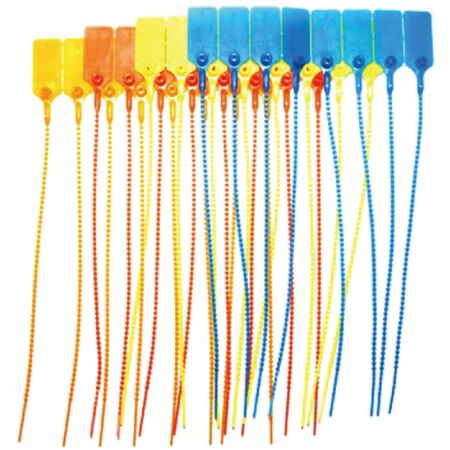 Thick Tamperproof Seal Tie | Durable Material | Assorted Colours | Single-Use Security | by Fire Factory Australia