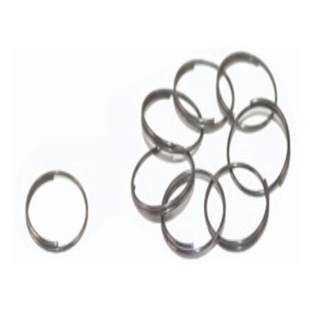 Metal Split Ring for Maintenance Service Tags | Durable Metal | Easy Open & Close | Pack of 100 | by Fire Factory Australia