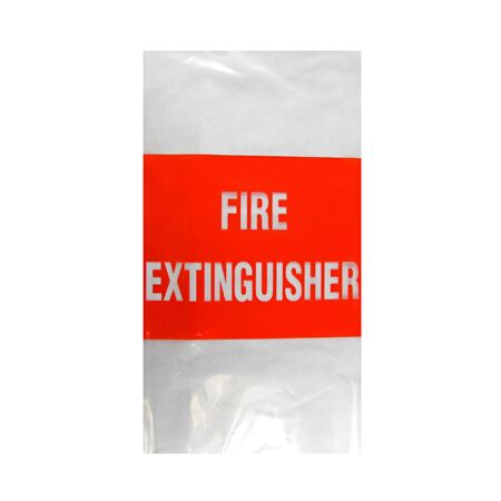 Thick UV Plastic Cover for 9.0kg Fire Extinguisher | UV Resistant | Easy Manual Fitting | by Fire Factory Australia