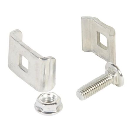 Cablofil Zinc Coated Large Clamp Plate, Small Clamp Plate, Coach Bolt M6 x 20mm and Nut Fixing Kit
