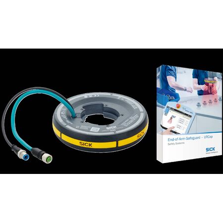 End-of-Arm-Safeguard | Contactless Collision Avoidance | Compatible with Universal Robots e-Series | by SICK