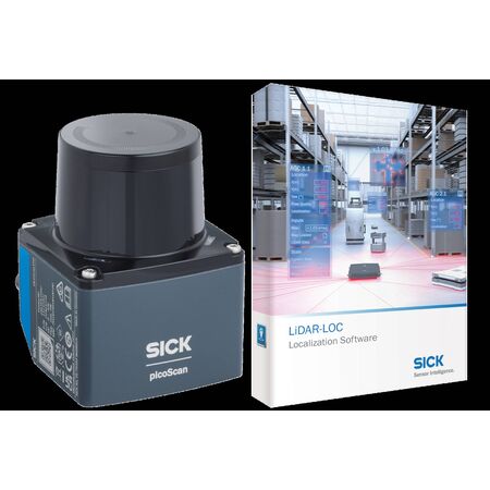 2D LiDAR Sensor picoScan100 | 25m Scanning Range | Multi-Echo Technology | Compact & Rugged | by SICK