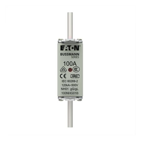 NH FUSE 100A 500V GG/GL SIZE 01 (NH FUSE 100A 500V GG/GL SIZE 01 (100NHG01B))