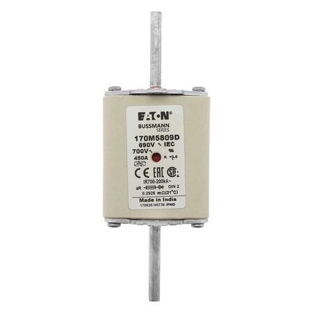 FUSE 450A 690V aR DIN 2 HSDNH (FUSE 450A 690V aR DIN 2 HSDNH (170M5809D))