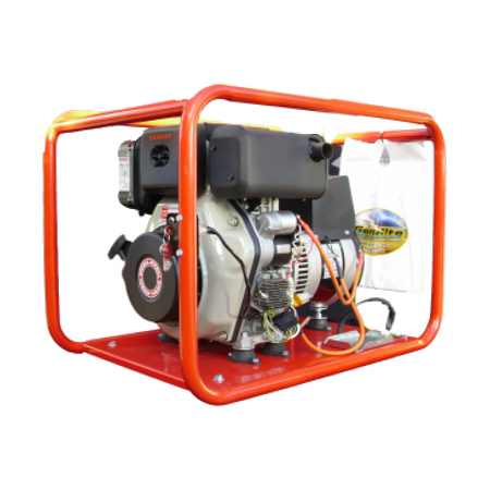 Portable Diesel Generator L70E | Yanmar Engine | Key & Pull Start | 2 x 15 Amp IP66 Outlets | by Genelite