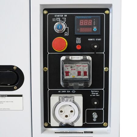 10kVa Diesel Generator | 2 Wire Remote Start | 25L Fuel Tank | 7 Hours Run Time | by Genelite