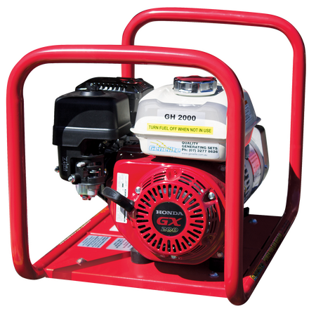 Honda GX160 Portable Petrol Generator | 2 kW Output | Low Oil Protection & Heavy-Duty Frame | by Genelite