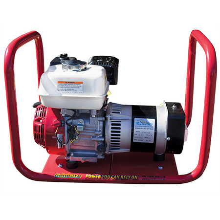 Honda GX200 Portable Generator | 2.7kW Power Output | Heavy-Duty Frame & Low Oil Protection | by Genelite