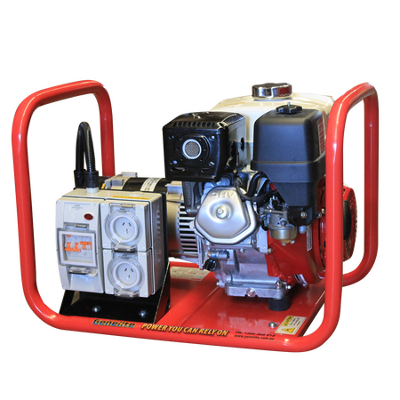 Honda GX270 Generator | 4kW Power Output | Low Oil Protection & Heavy-Duty Frame | by Genelite