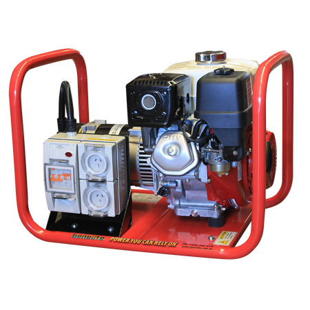 Honda GX270 Generator | 4kW Power Output | Low Oil Protection & Heavy-Duty Frame | by Genelite