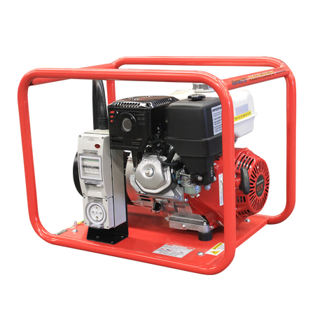Honda GX340 Portable Petrol Generator | Recoil Start | Low Oil Protection & Heavy-Duty Frame | by Genelite