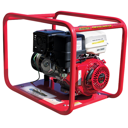 Honda GX340 Portable Petrol Generator | 6 kVA Power Output | Recoil Start | Open Frame Design | by Genelite