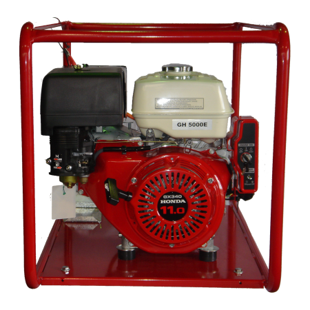 Honda GX340 Portable Petrol Generator | 6 kVA Power Output | Recoil Start | Open Frame Design | by Genelite