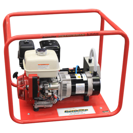Honda GX340E Portable Petrol Generator | 5 kW Power Output | Key & Pull Start | Heavy-Duty Frame | by Genelite