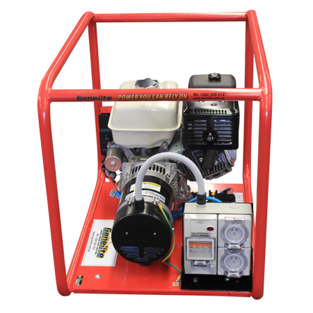 Honda GX340E Portable Petrol Generator | 5 kW Power Output | Key & Pull Start | Heavy-Duty Frame | by Genelite