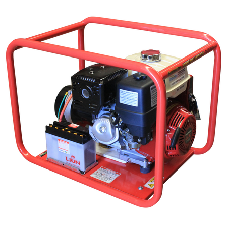 Honda GX340E Portable Generator | 5 kW Power Output | Key & Pull Start | Heavy-Duty Frame | by Genelite