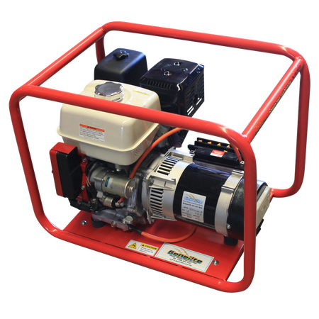 Honda GX340E Portable Generator | 5 kW Power Output | Key & Pull Start | Heavy-Duty Frame | by Genelite