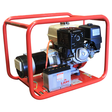 Honda GX340E Portable Generator | 5 kW Power Output | Key & Pull Start | Heavy-Duty Frame | by Genelite