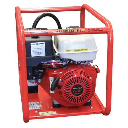 Honda GX390 Portable Petrol Generator | Pull Start Only | Heavy-Duty Frame & Low Oil Protection | by Genelite