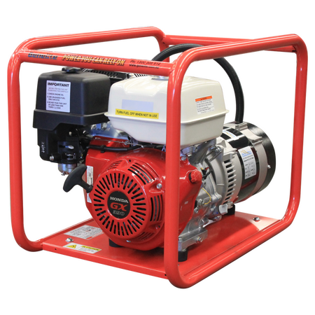 Honda GX390 Portable Petrol Generator | Pull Start Only | Heavy-Duty Frame & Low Oil Protection | by Genelite