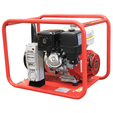 Honda GX390 Portable Petrol Generator | Pull Start Only | Heavy-Duty Frame & Low Oil Protection | by Genelite