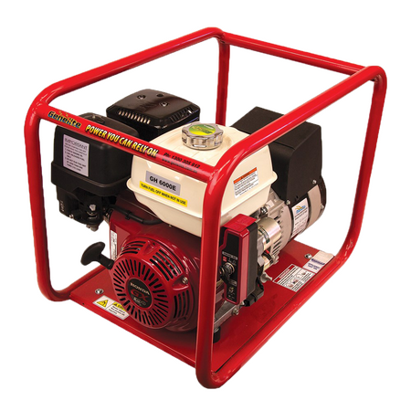 Honda GX390 Portable Petrol Generator | 6 kW Power Output | Recoil Start | Heavy-Duty Frame | by Genelite