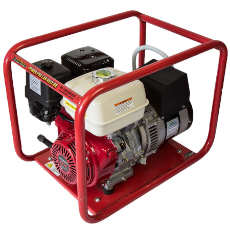 Honda GX390 Portable Petrol Generator | 6 kW Power Output | Recoil Start | Heavy-Duty Frame | by Genelite