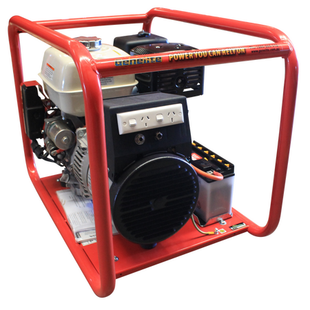 Honda GX390E Portable Petrol Generator | 8 kVA Power Output | Electric & Manual Start | by Genelite