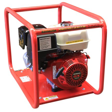 Honda GX390 Portable Petrol Generator | 8 kVA Power Output | Recoil Start System | Heavy-Duty Frame | by Genelite