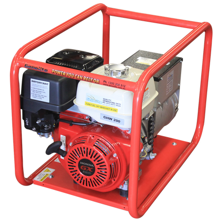 Honda GX390 Pull Start Welder | Weather Protected Outlets | Extra Large Roll Frame | by Genelite
