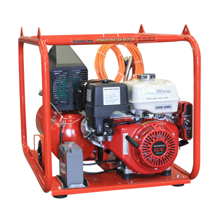 Honda GX390E Welder | Key & Pull Start | Low Oil Protection | Heavy-Duty Anti-Vibration Mounts | by Genelite