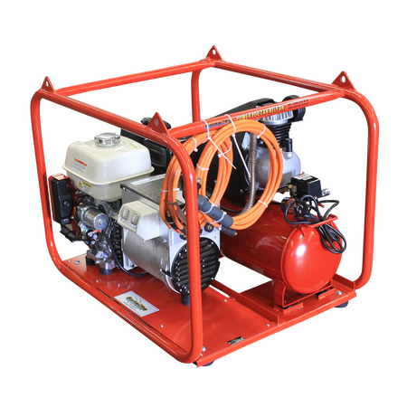 Honda GX390E Welder | Key & Pull Start | Low Oil Protection | Heavy-Duty Anti-Vibration Mounts | by Genelite