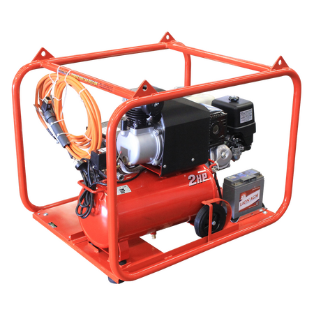 Honda GX390E Welder | Key & Pull Start | Low Oil Protection | Heavy-Duty Anti-Vibration Mounts | by Genelite