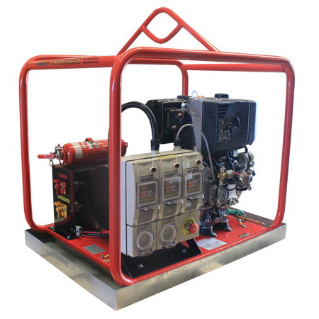 KD440 Portable Diesel Generator | Heavy Duty Engine | Low Noise Operation | XL Roll Frame | by Genelite